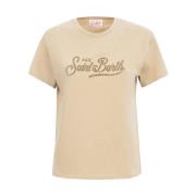MC2 Saint Barth Stiliga T-shirts och Polos Beige, Dam