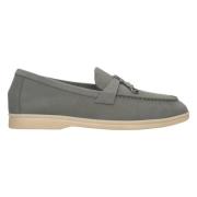 Estro Kvinnors Grå Tassel Loafers gjorda av Nubuck Er00114611 Gray, Da...