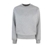 A.p.c. Ekologisk Bomull Crewneck Sweater Gray, Dam