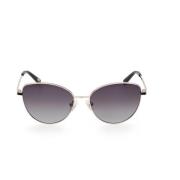 Skechers Metall Solglasögon för kvinnor Gray, Dam