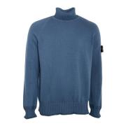 Stone Island Turtlenecks Blue, Herr