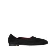 Dolce & Gabbana Svart Mocka Formella Loafers Black, Herr