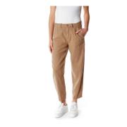 Drykorn Straight Trousers Brown, Dam