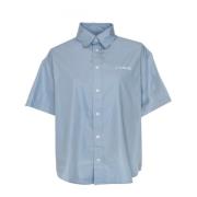 Carhartt Wip Kortärmad skjorta med Kent-krage Blue, Dam