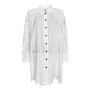 Ganni Shirt Dresses White, Dam