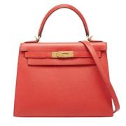 Hermès Vintage Pre-owned Laeder handvskor Red, Dam