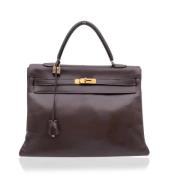 Hermès Vintage Pre-owned Laeder handvskor Brown, Dam