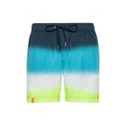 Sun68 Strand Shorts med Gradient Färg Multicolor, Herr