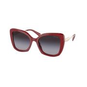 Prada Snygga Solglasögon för Trendiga Looks Red, Unisex