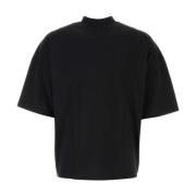 Jil Sander Klassisk Svart Bomull T-shirt Black, Herr