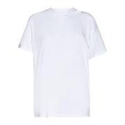 MM6 Maison Margiela Vita T-shirts och Polos White, Dam