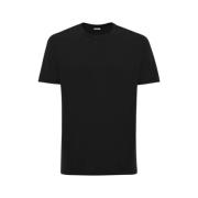 Malo Svart Bomull T-shirt Black, Herr