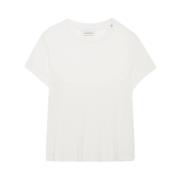 Anine Bing Vit Amani T-Shirt White, Dam