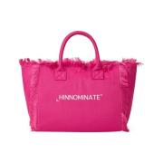 Hinnominate Minimalistisk Shopper Väska i Rosa Pink, Dam