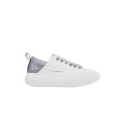 Alexander Smith Wembley Woman White Avio Sneakers Multicolor, Dam