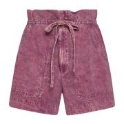 Isabel Marant Étoile Snygga Shorts med ipolyte-gc Detalj Pink, Dam