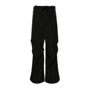 MM6 Maison Margiela Svarta Cargo Byxor Black, Dam