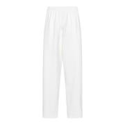 Wardrobe.nyc Beige Track Pant Trousers White, Dam