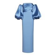 Solace London Elegant Klänning Kollektion Blue, Dam