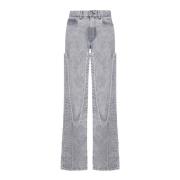 Y/Project Snap Off Chap Jeans Gray, Dam