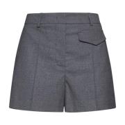 Blanca Vita Grå Shorts med Ficklock Gray, Dam