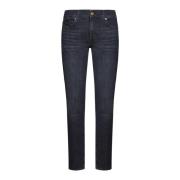 7 For All Mankind Svarta Jeans Special Edition Stretch Black, Herr