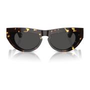 Burberry Trendiga mörka Havana solglasögon med grå linser Brown, Unise...