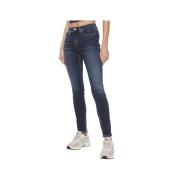 Calvin Klein Blå Denim Urban Style Jeans Blue, Dam