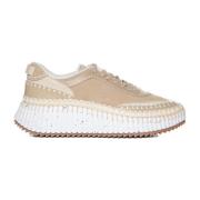 Chloé Stiliga Sneakers Beige, Dam