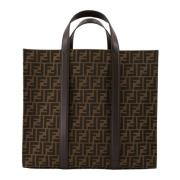 Fendi FF Kollektion Toteväska Vår-Sommar 2024 Brown, Herr