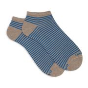 Gallo Italienska Windsor Stripe Ankelsockor Multicolor, Dam