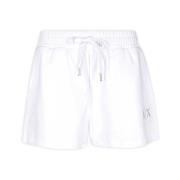 Armani Exchange Vita Sommar Shorts White, Dam