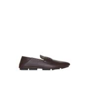 Dolce & Gabbana Platta Skor DG Driver Stil Brown, Herr