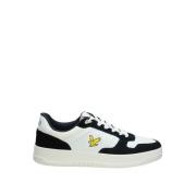 Lyle & Scott Herr Läder Sneakers Vit Marin Svart Multicolor, Herr