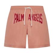 Palm Angels Hav Logo Badshorts Pink, Herr