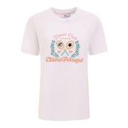 Chiara Ferragni Collection Vit Tennis Club T-shirts och Polos White, D...