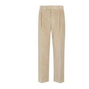 Drole de Monsieur Corduroy Golfbyxor Beige, Herr