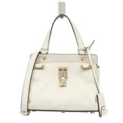 Valentino Vintage Pre-owned Laeder handvskor White, Dam