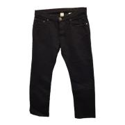 Burberry Vintage Pre-owned Bomull jeans Black, Dam