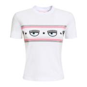 Chiara Ferragni Collection Stiliga T-shirts och Polos White, Dam