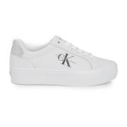 Calvin Klein Flatform Laceup Sneakers Höst/Vinter Kollektion Gray, Dam