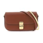 A.p.c. Grace Clutch Handväska Brown, Dam