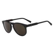 Liu Jo Stiliga solglasögon bruna linser svart ram Black, Unisex