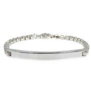 Tiffany & Co. Pre-owned Pre-owned Silver armband Gray, Herr