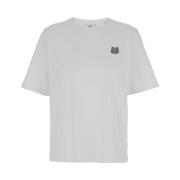 Maison Kitsuné Fox Head Patch Crewneck T-shirt White, Dam