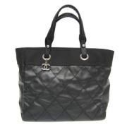 Chanel Vintage Pre-owned Laeder totevskor Black, Dam