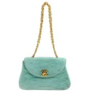 Chanel Vintage Pre-owned Mocka chanel-vskor Green, Dam