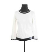 Dolce & Gabbana Pre-owned Pre-owned Bomull toppar White, Dam