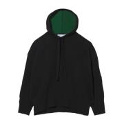 Proenza Schouler Lyxig Cashmere-Blend Hoodie Black, Dam