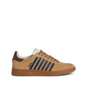 Dsquared2 Beige Sneakers Multi-Panel Design Beige, Herr